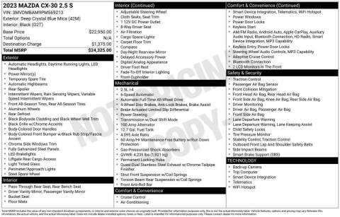 2023 Mazda CX-30 2.5 S