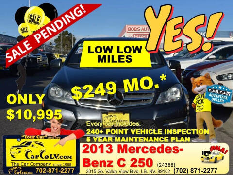 2013 Mercedes-Benz C-Class for sale at The Car Company - 249 monthly payments in Las Vegas NV
