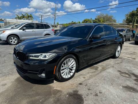 2021 BMW 5 Series for sale at Marin Auto Club Inc in Miami FL