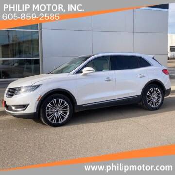 2016 Lincoln MKX for sale at Philip Motor Inc in Philip SD