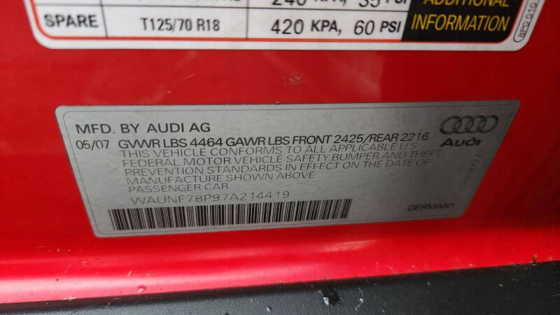 2007 Audi A3 2.0T