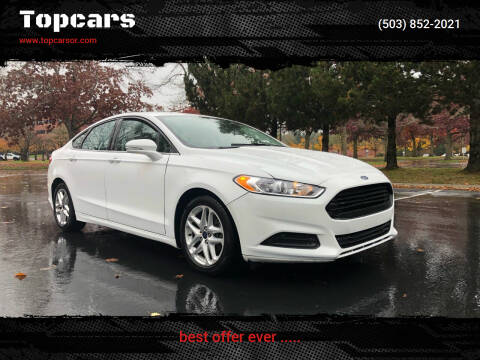 2013 Ford Fusion for sale at Topcars in Wilsonville OR