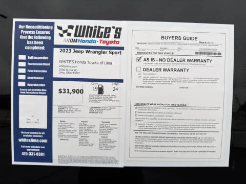 2023 Jeep Wrangler Sport