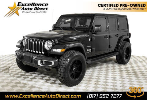2020 Jeep Wrangler Unlimited for sale at Excellence Auto Direct in Euless TX