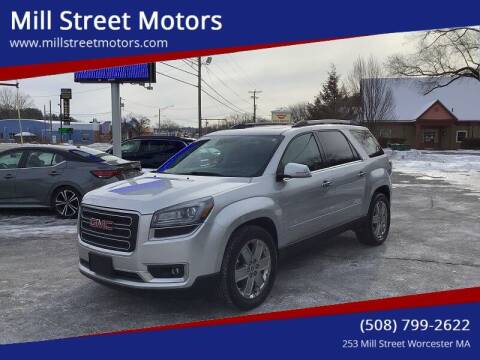 2017 GMC Acadia Limited for sale at Mill Street Motors in Worcester MA