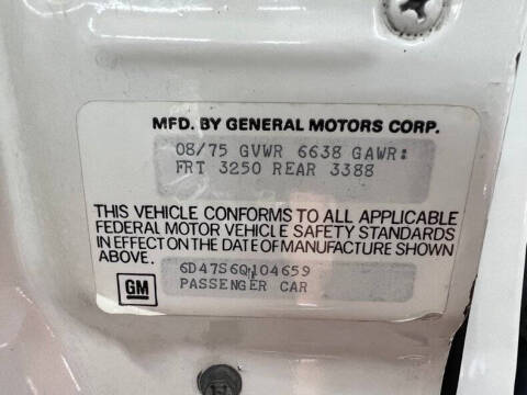 1976 Cadillac DeVille