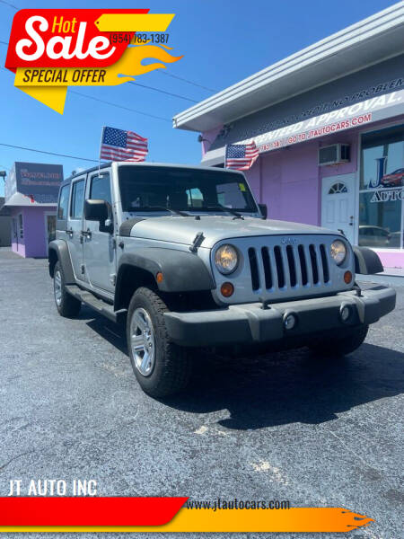 2009 Jeep Wrangler Unlimited for sale at JT AUTO INC in Oakland Park FL