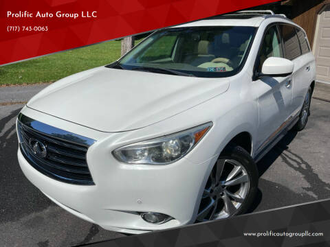 2013 Infiniti JX35 for sale at Prolific Auto Group LLC in Highspire PA