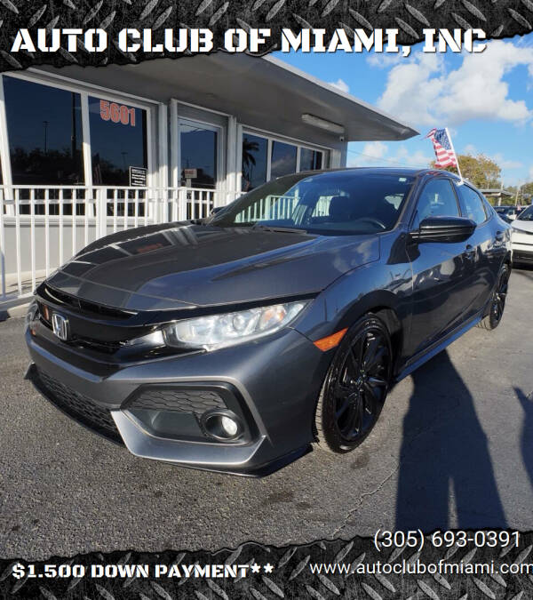 2019 Honda Civic for sale at AUTO CLUB OF MIAMI, INC in Miami FL