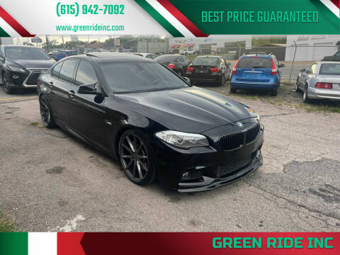 2012 BMW 5 Series for sale at Green Ride Inc in Nashville TN