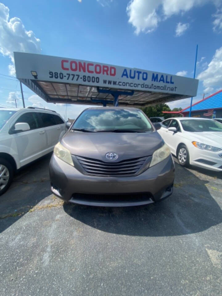 2012 Toyota Sienna for sale at Concord Auto Mall in Concord, NC