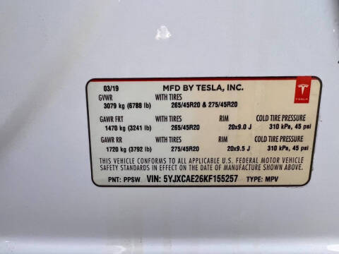 2019 Tesla Model X 100D
