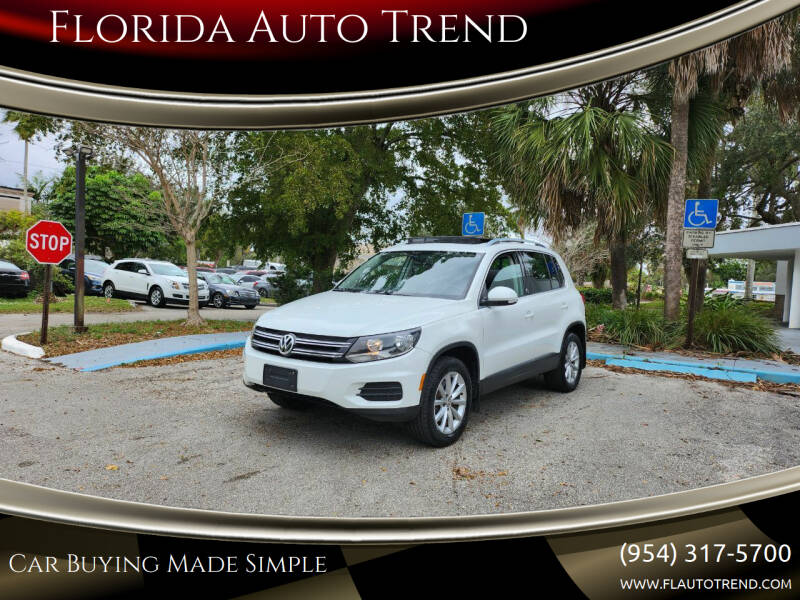 2017 Volkswagen Tiguan for sale at Florida Auto Trend in Plantation FL