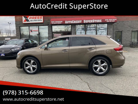 2013 Toyota Venza for sale at AutoCredit SuperStore in Lowell MA