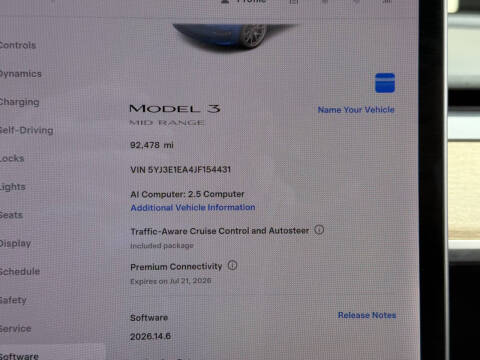 2018 Tesla Model 3 Mid Range