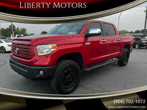 2014 Toyota Tundra for sale at Liberty Motors in Billings MT