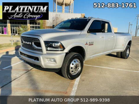 2018 RAM 3500 for sale at Platinum Auto Group in Hutto TX