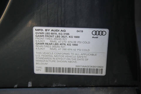 2019 Audi e-tron quattro Prestige