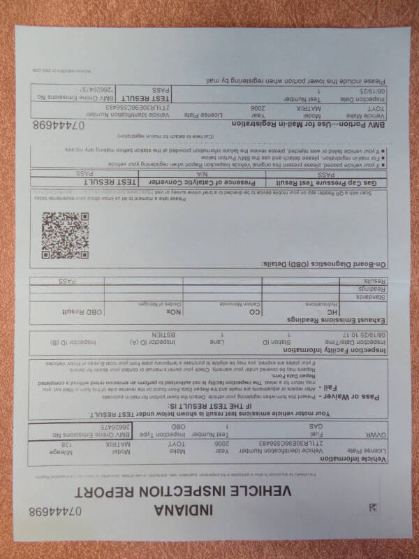 2006 Toyota Matrix XR