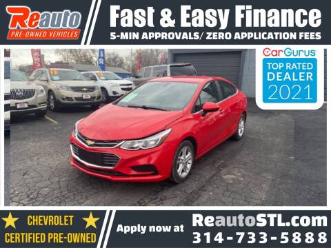 2016 Chevrolet Cruze for sale at Reauto in Saint Louis MO