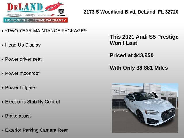 2021 Audi S5 Sportback 3.0T quattro Prestige