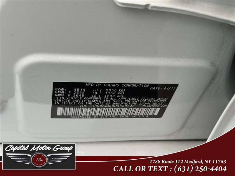 2017 Subaru Legacy 2.5i Limited