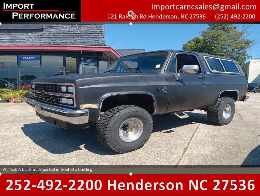 1989 Chevrolet Blazer For Sale In Rocky Mount, NC