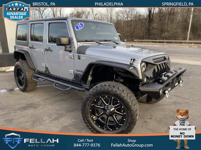 2015 Jeep Wrangler Unlimited for sale at Fellah Auto Group in Bristol PA