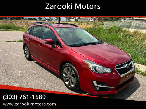 2016 Subaru Impreza for sale at Zarooki Motors in Englewood CO