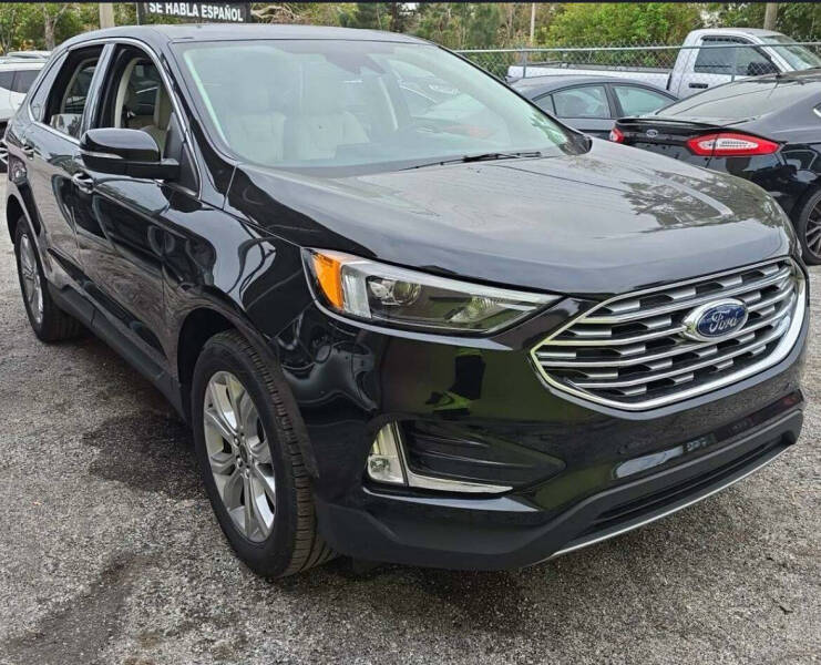 Used 2024 Ford Edge Titanium with VIN 2FMPK4K9XRBA36765 for sale in Saint Petersburg, FL