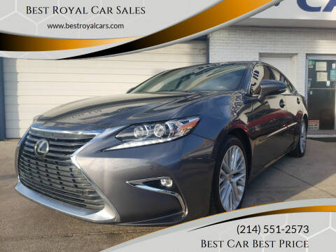 2016 Lexus ES 350 for sale at Best Royal Car Sales in Dallas TX