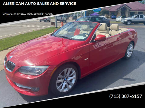 2011 BMW 3 Series for sale at AMERICAN AUTO SALES AND SERVICE in Marshfield WI