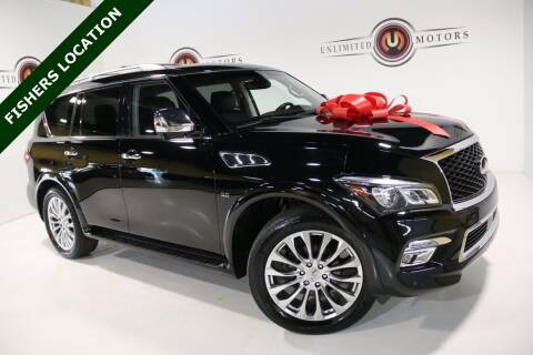 2016 Infiniti QX80 for sale at Unlimited Motors in Fishers IN