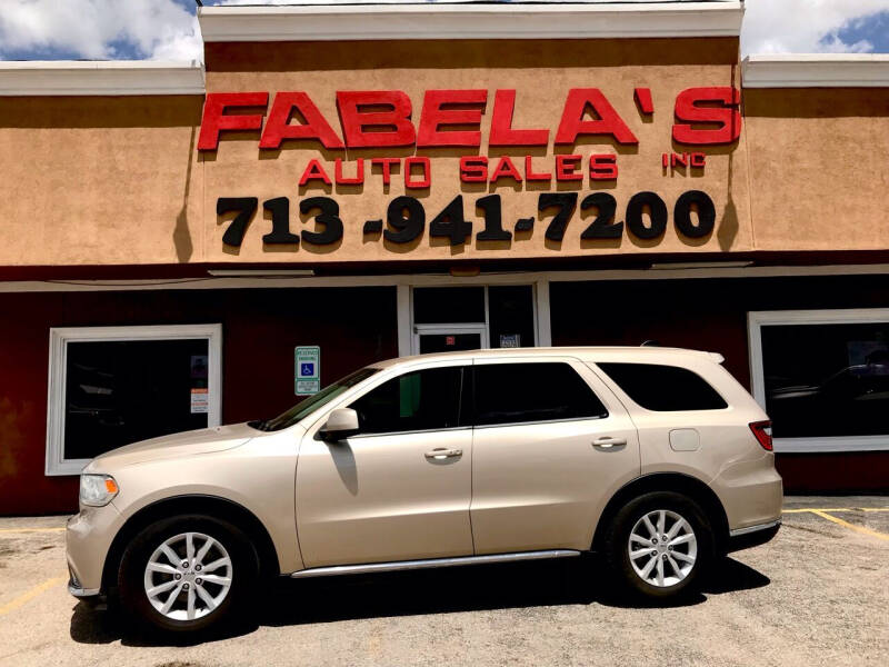 2014 Dodge Durango for sale at Fabela's Auto Sales Inc. in South Houston TX