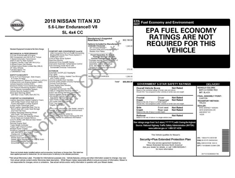2018 Nissan Titan XD SL