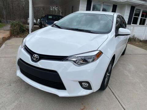 2016 Toyota Corolla for sale at Efficiency Auto Buyers in Milton GA