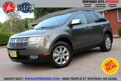 2009 Lincoln MKX for sale at Auto Sales Express in Whitman MA