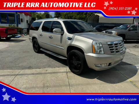 2008 Cadillac Escalade ESV for sale at TRIPLE RRR AUTOMOTIVE LLC in Jacksonville FL