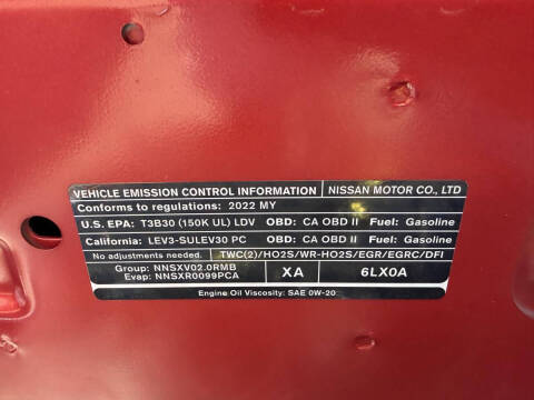 2022 Nissan Sentra SV