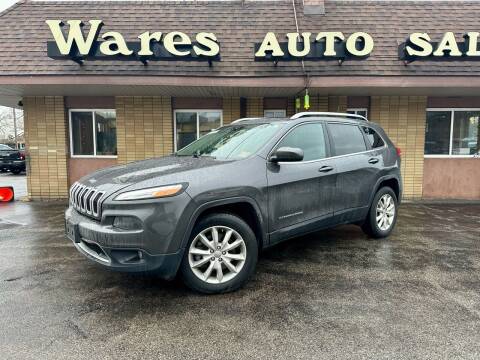 2017 Jeep Cherokee for sale at Wares Auto Sales INC in Traverse City MI