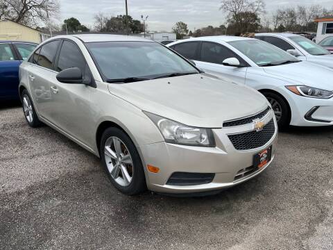 2013 Chevrolet Cruze for sale at MILLENIUM MOTOR SALES, INC. in Rosenberg TX