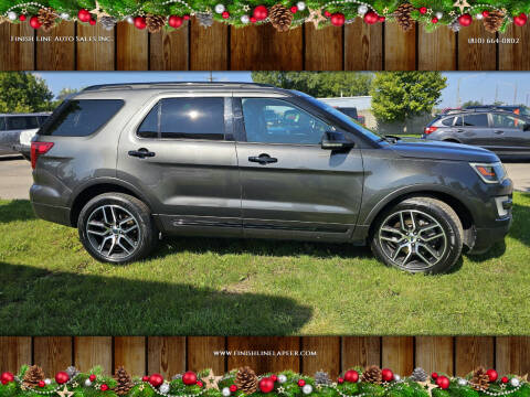 2017 Ford Explorer for sale at Finish Line Auto Sales Inc. in Lapeer MI