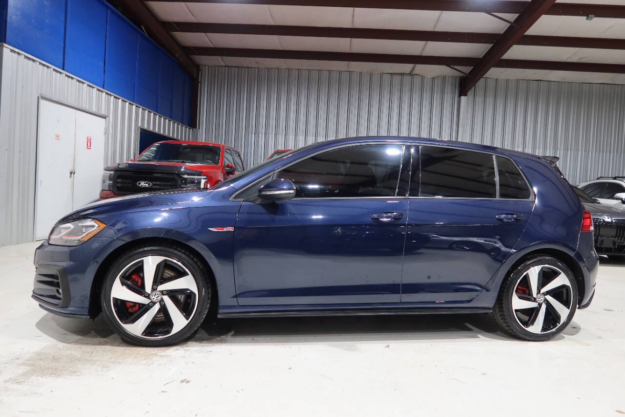 Night Blue Metallic 2019 Volkswagen Golf GTI Hatchback Front-Wheel Drive 6-Speed Manual