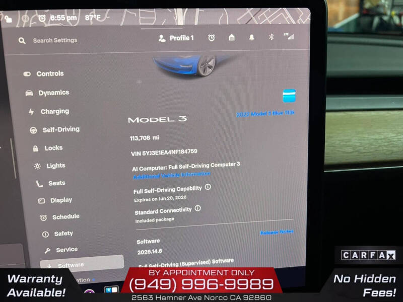 2022 Tesla Model 3