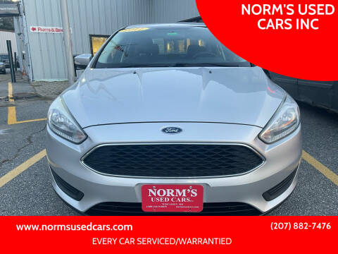 2017 Ford Focus for sale at NORM'S USED CARS INC in Wiscasset ME