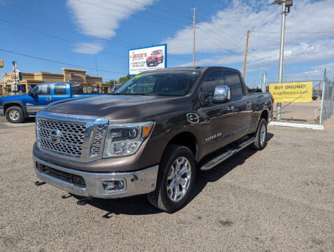 2016 Nissan Titan XD for sale at AUGE'S SALES AND SERVICE in Belen NM
