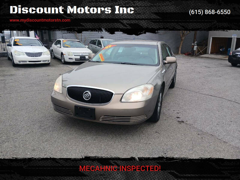 2007 Buick Lucerne for sale at Discount Motors Inc in Madison TN