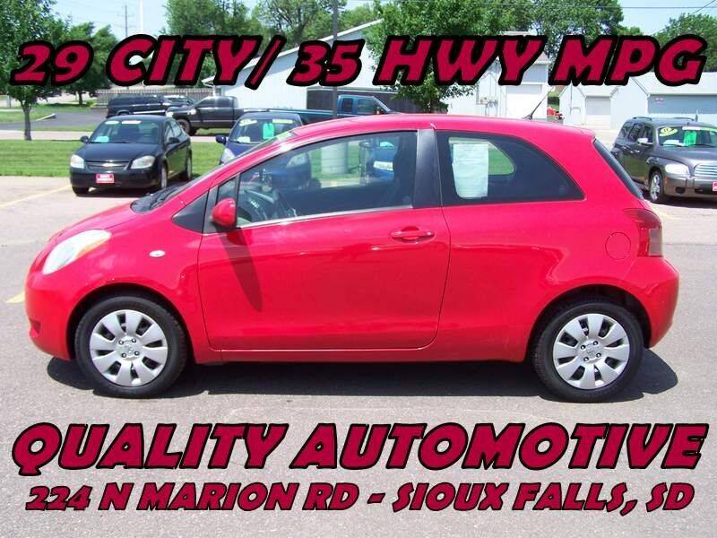 2008 Toyota Yaris for sale at Quality Automotive in Sioux Falls SD