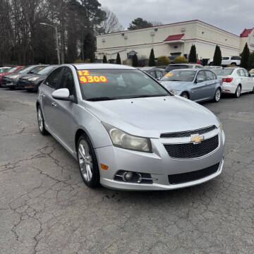 2012 Chevrolet Cruze for sale at Auto Bella Inc. in Clayton NC