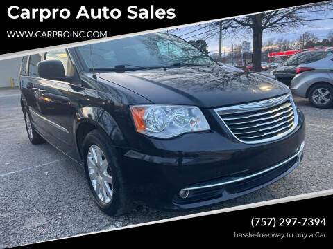 2015 Chrysler Town and Country for sale at Carpro Auto Sales in Chesapeake VA